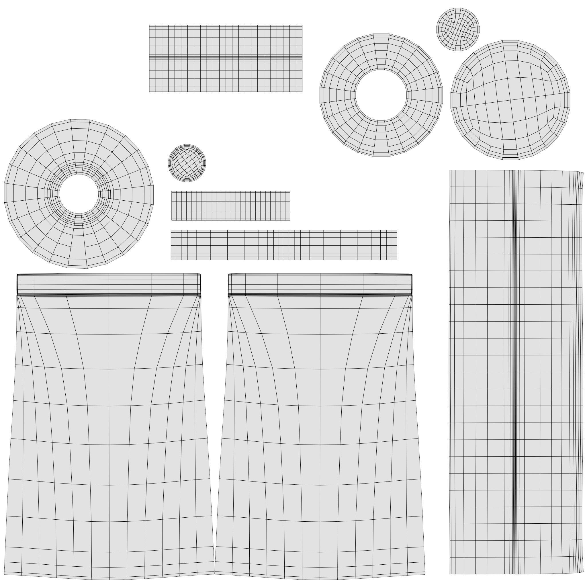 Black Cosmetic Tube 06 3D model_12