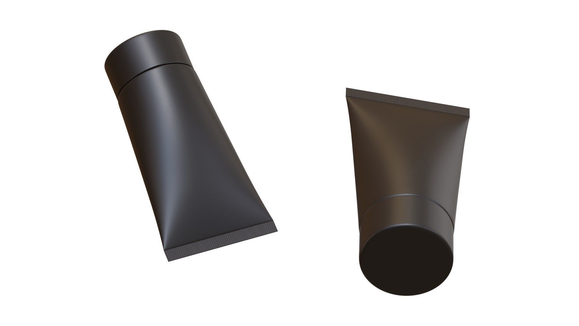 Black Cosmetic Tube 06 3D model_4