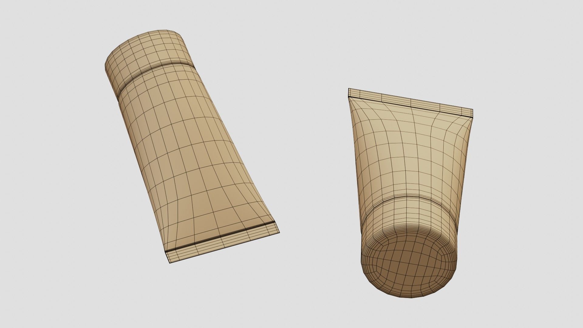 Black Cosmetic Tube 06 3D model_9