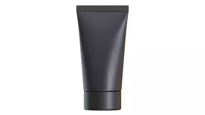 Black Cosmetic Tube 06 3D model