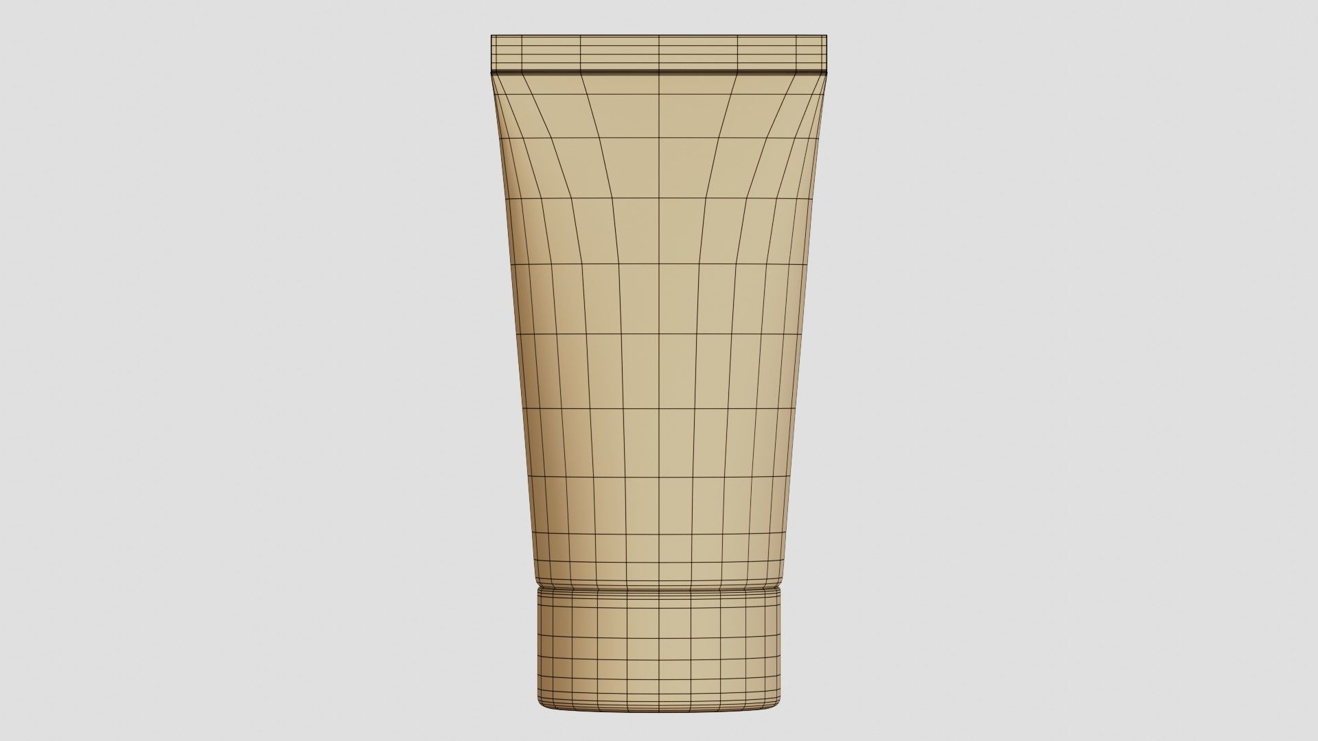 Black Cosmetic Tube 06 3D model_5