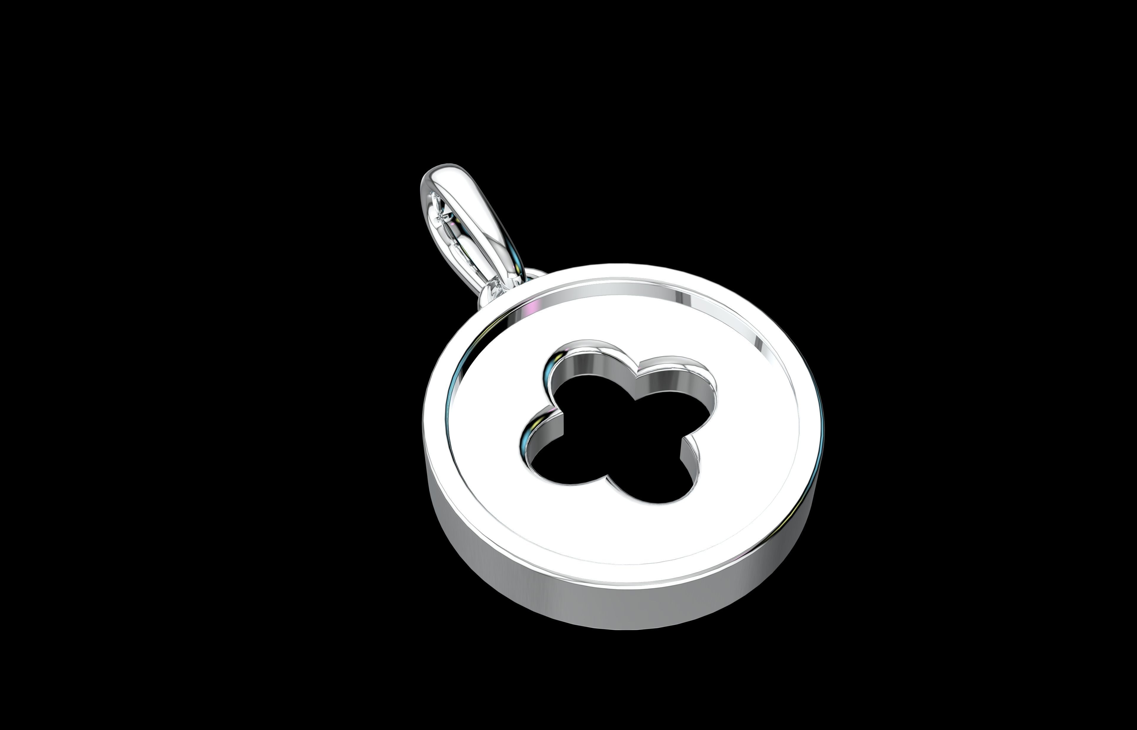 Number 12 Pendant  3D print model_10