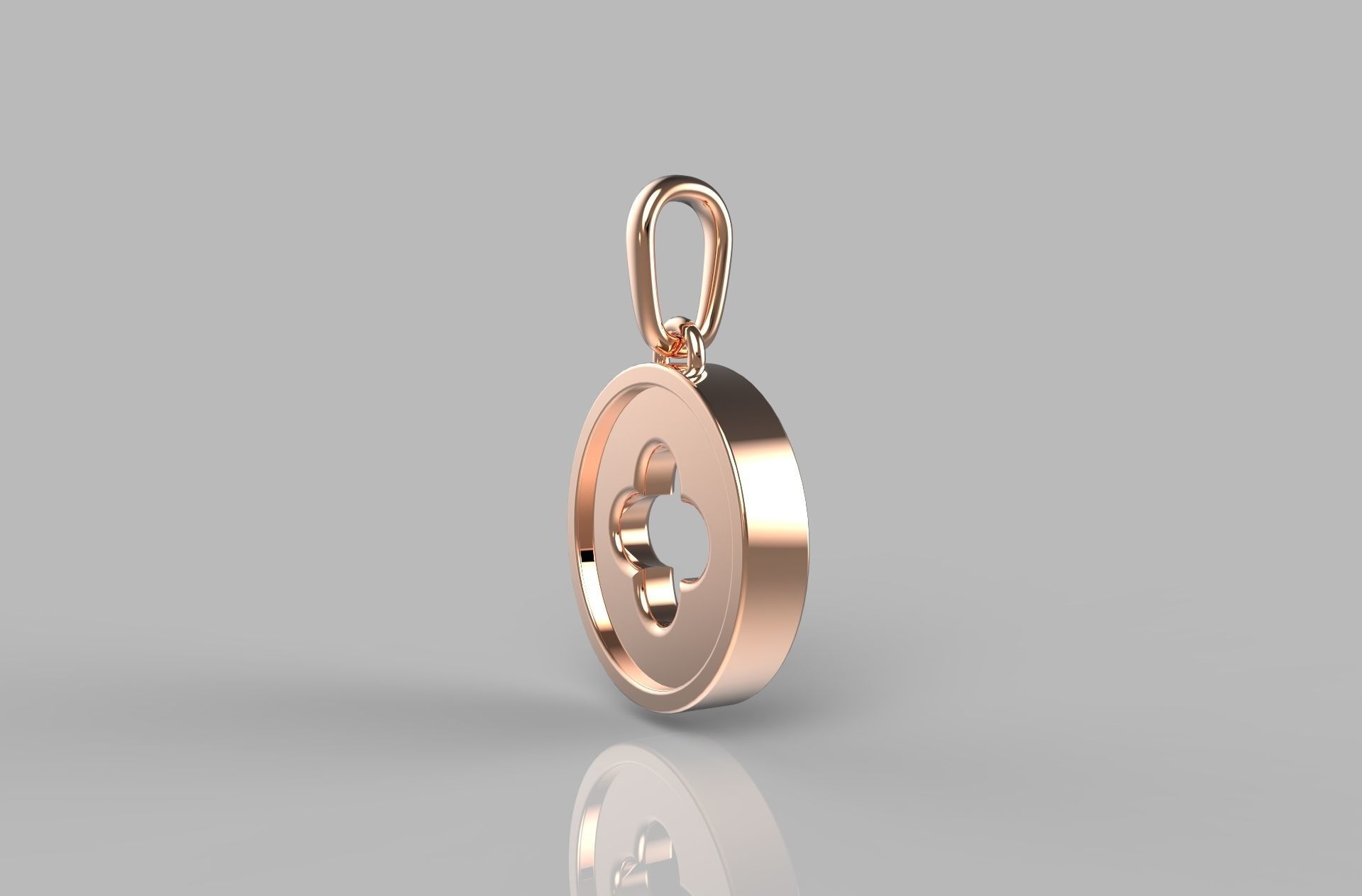 Number 12 Pendant  3D print model_41