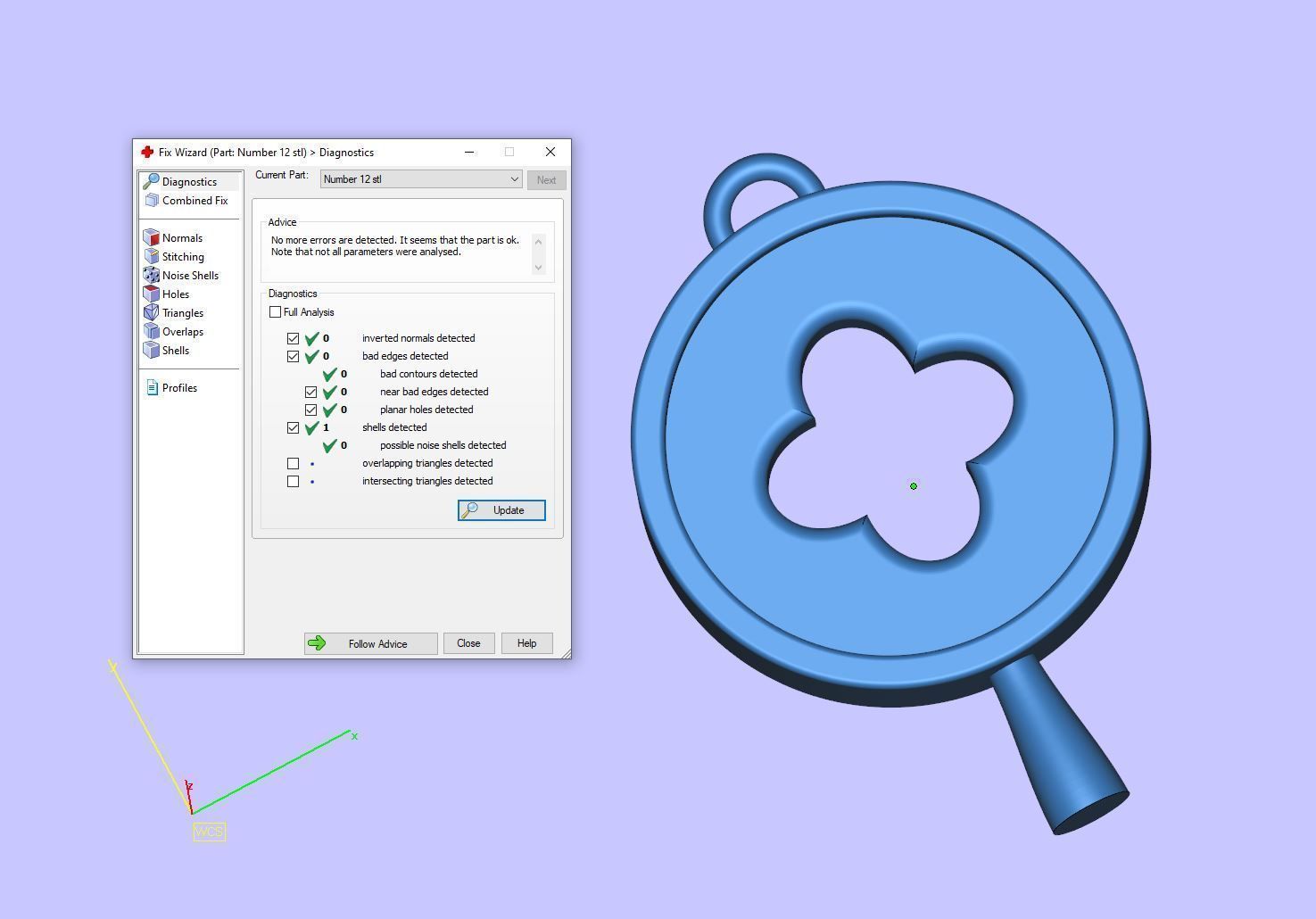 Number 12 Pendant  3D print model_44
