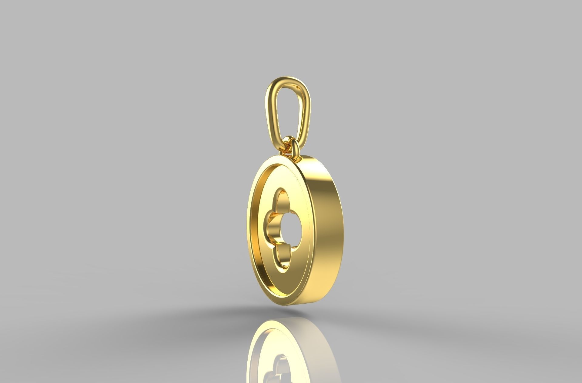 Number 12 Pendant  3D print model_28