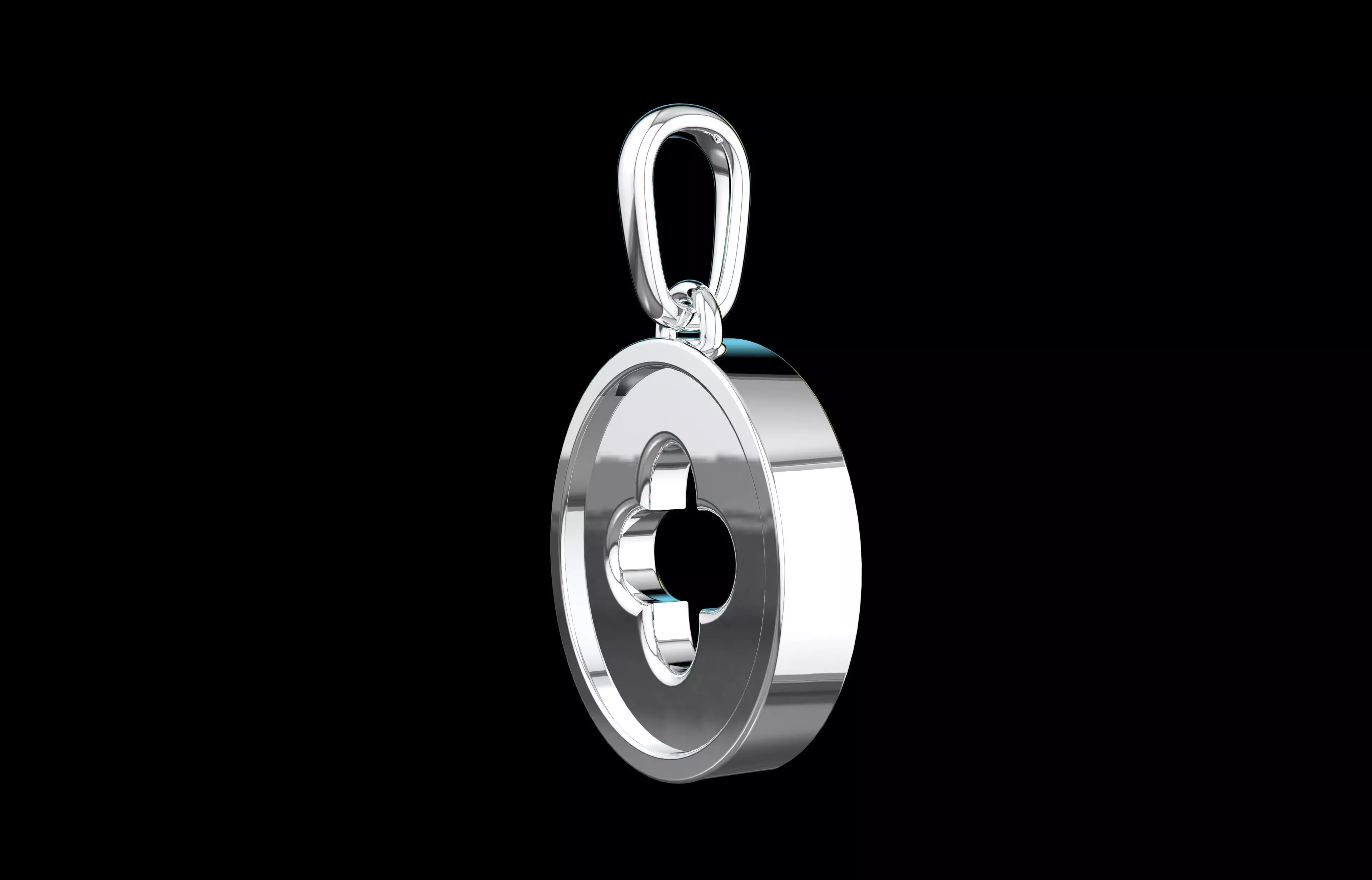 Number 12 Pendant  3D print model_0