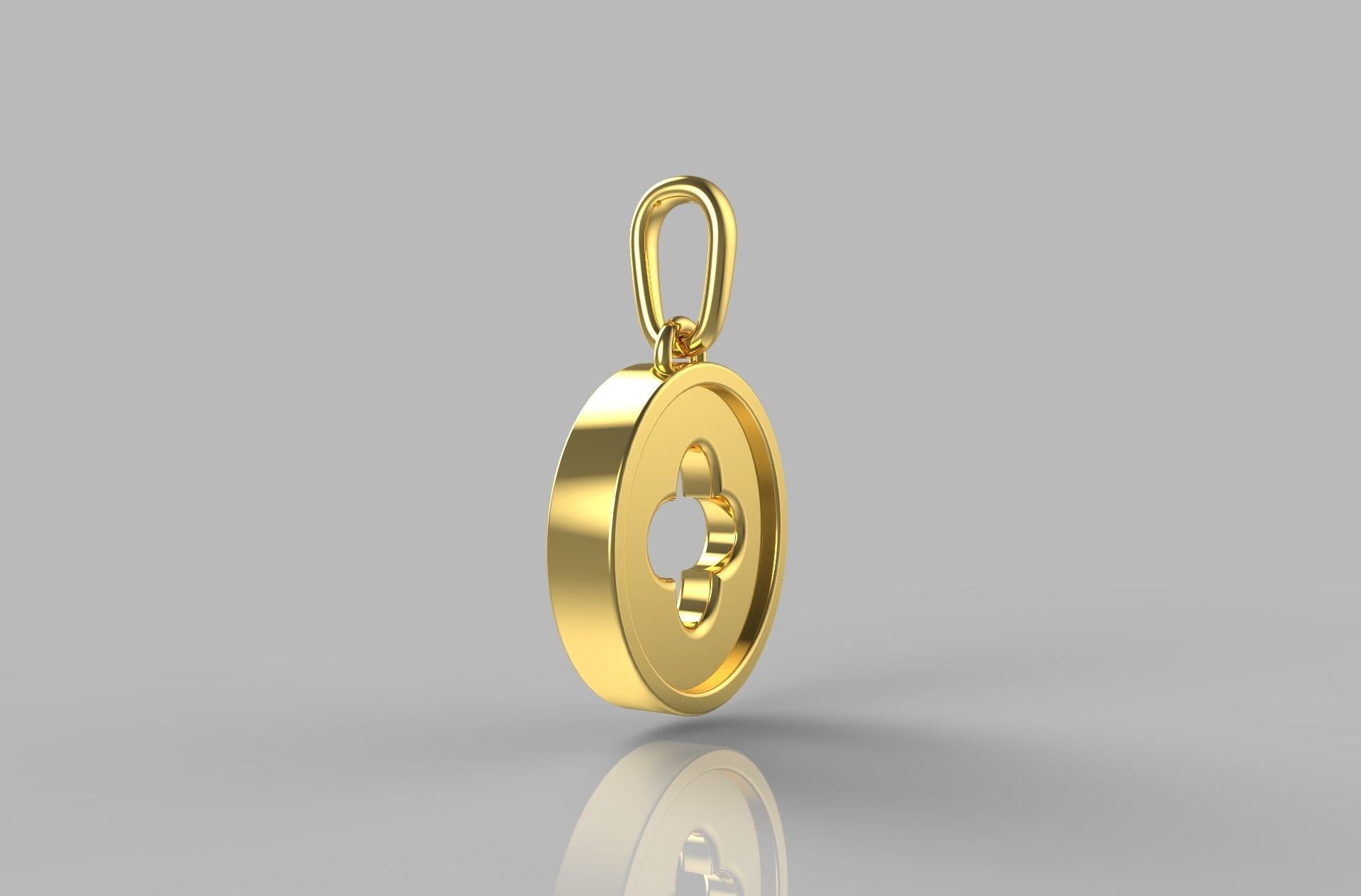 Number 12 Pendant  3D print model_26