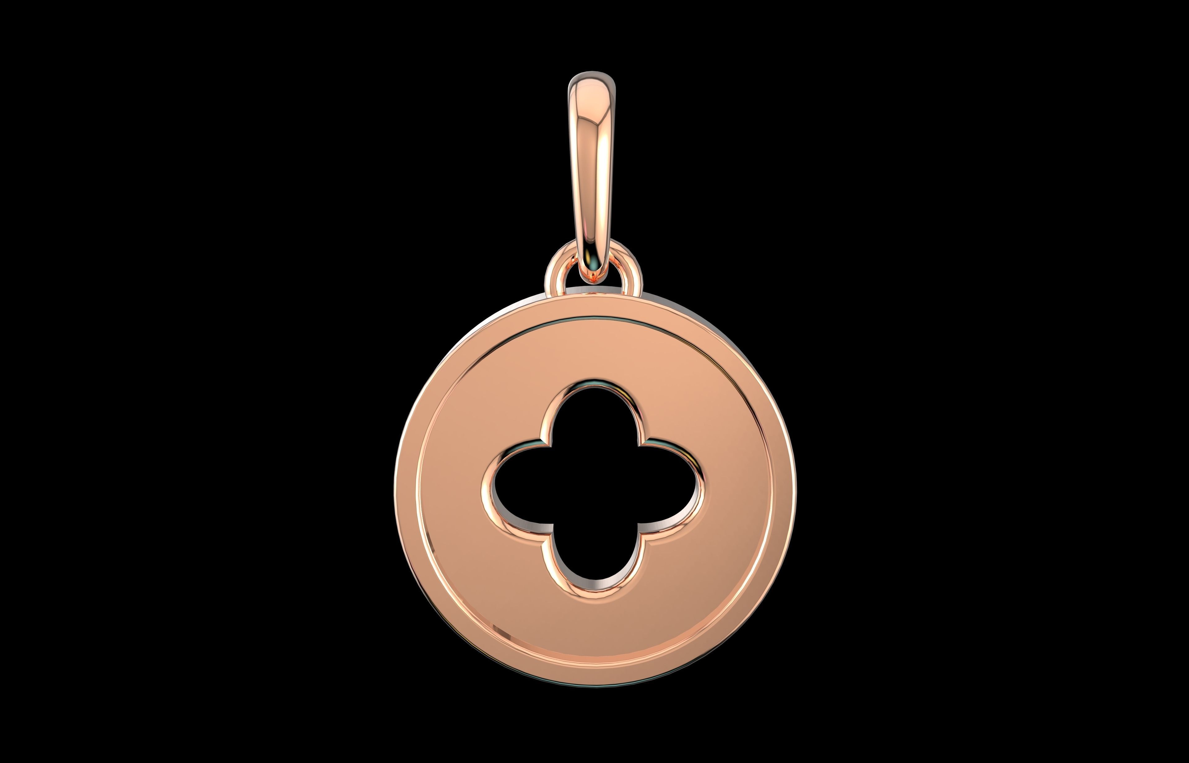 Number 12 Pendant  3D print model_8