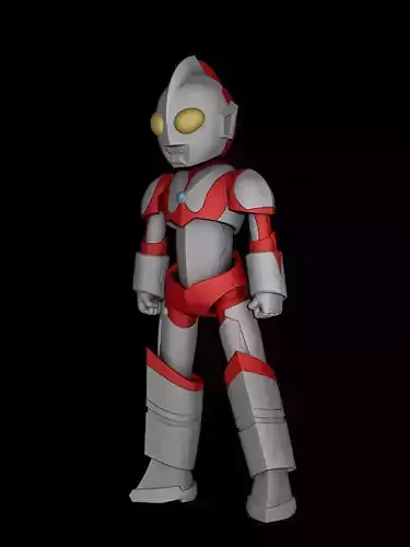 Chibi Ultraman Robot 3D print model