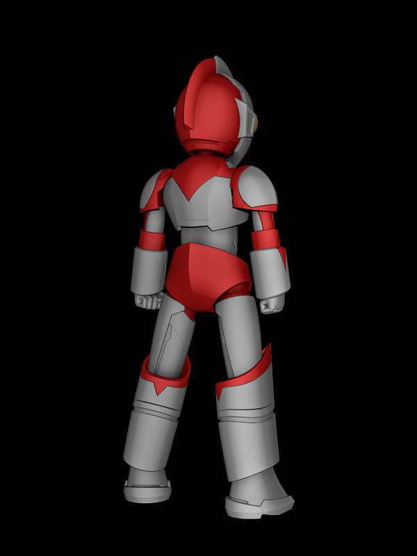 Chibi Ultraman Robot 3D print model_1