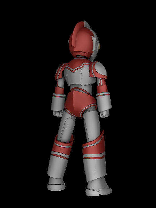 Chibi Jack Ultraman Robot 3D print model_1
