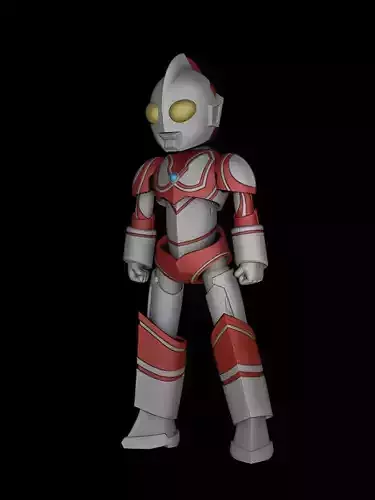 Chibi Jack Ultraman Robot 3D print model
