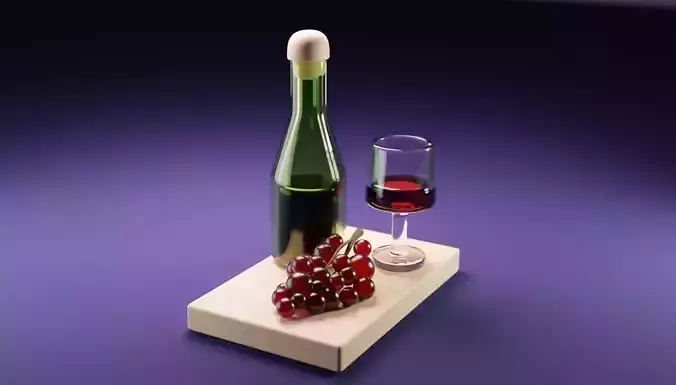 wine and grapes