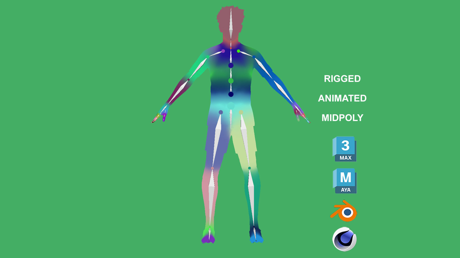 3D Rigged Lamine Yamal Barcelona 2024 3D model_2