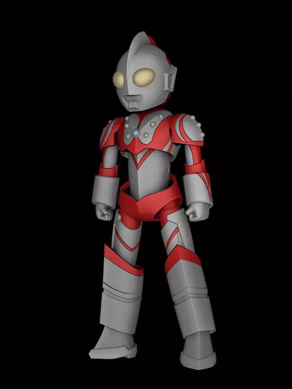 Chibi Zoffy Ultraman Robot 3D print model_0