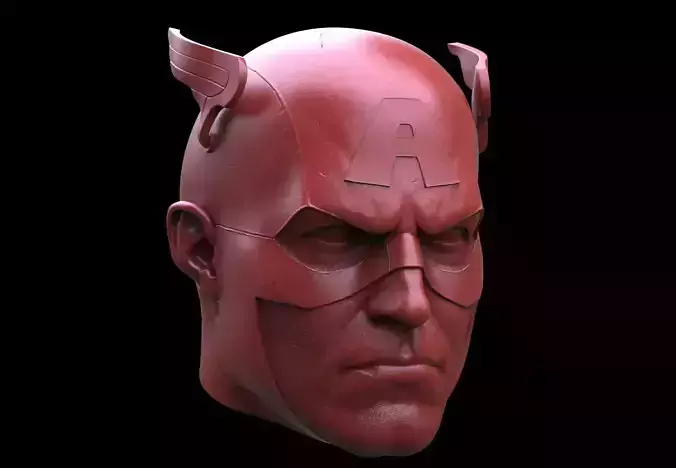 Captain America - Figure Head 3D print model