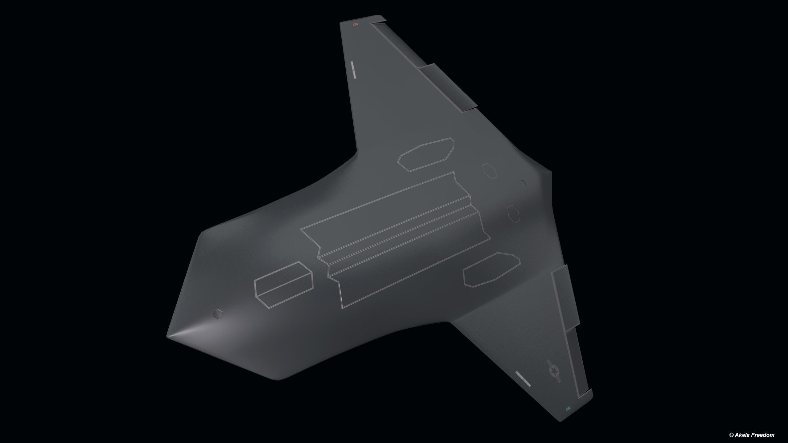 Thanatos Tactical UAV 3D model_4