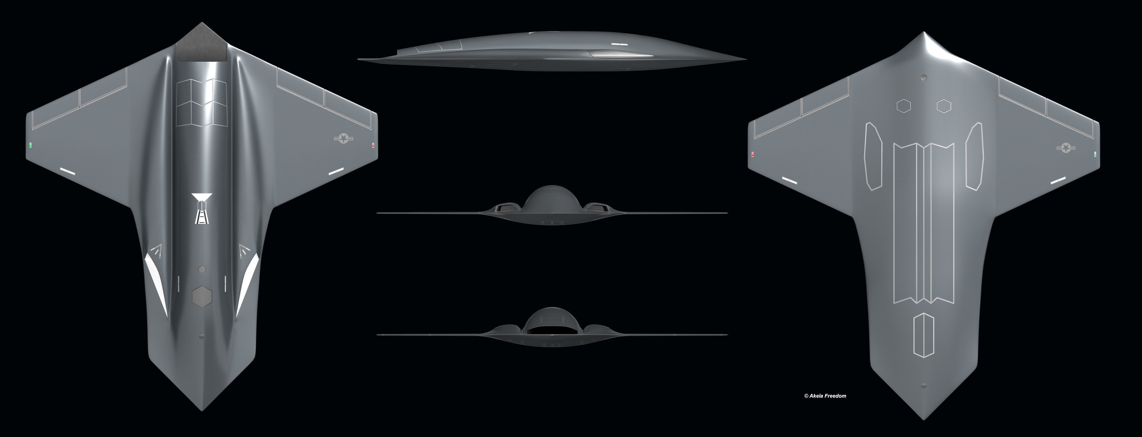 Thanatos Tactical UAV 3D model_9