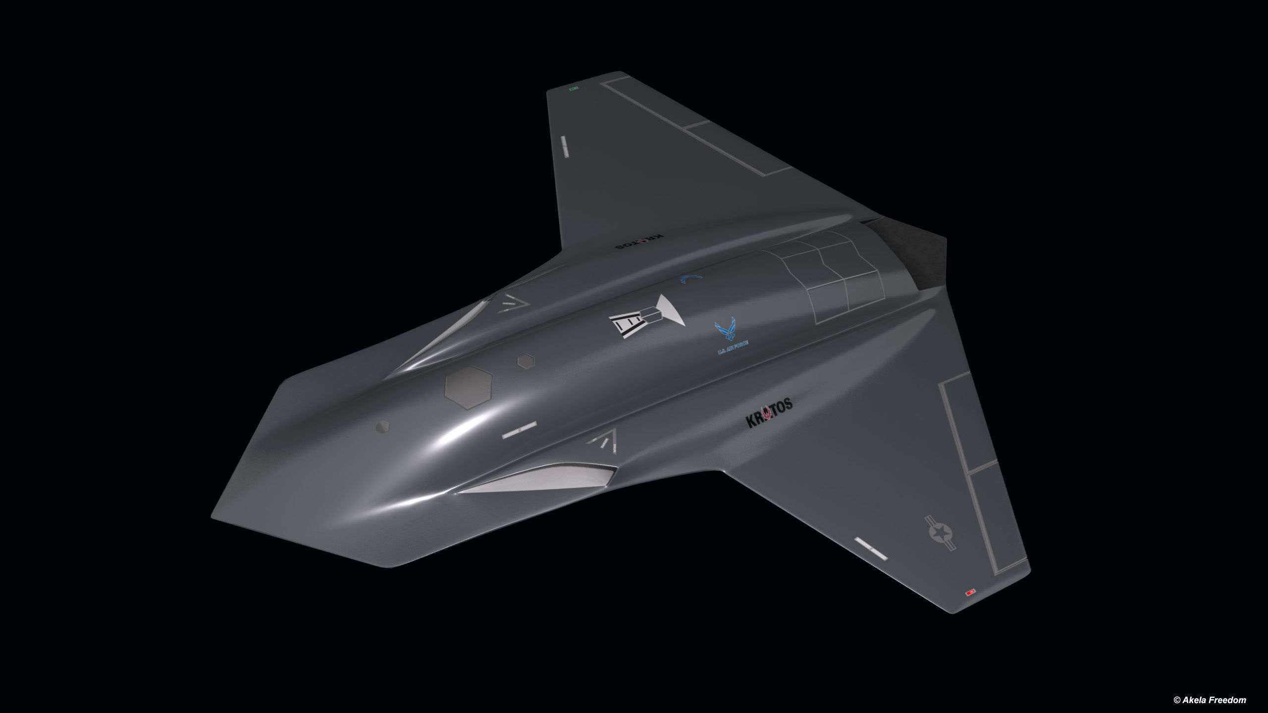 Thanatos Tactical UAV 3D model_2