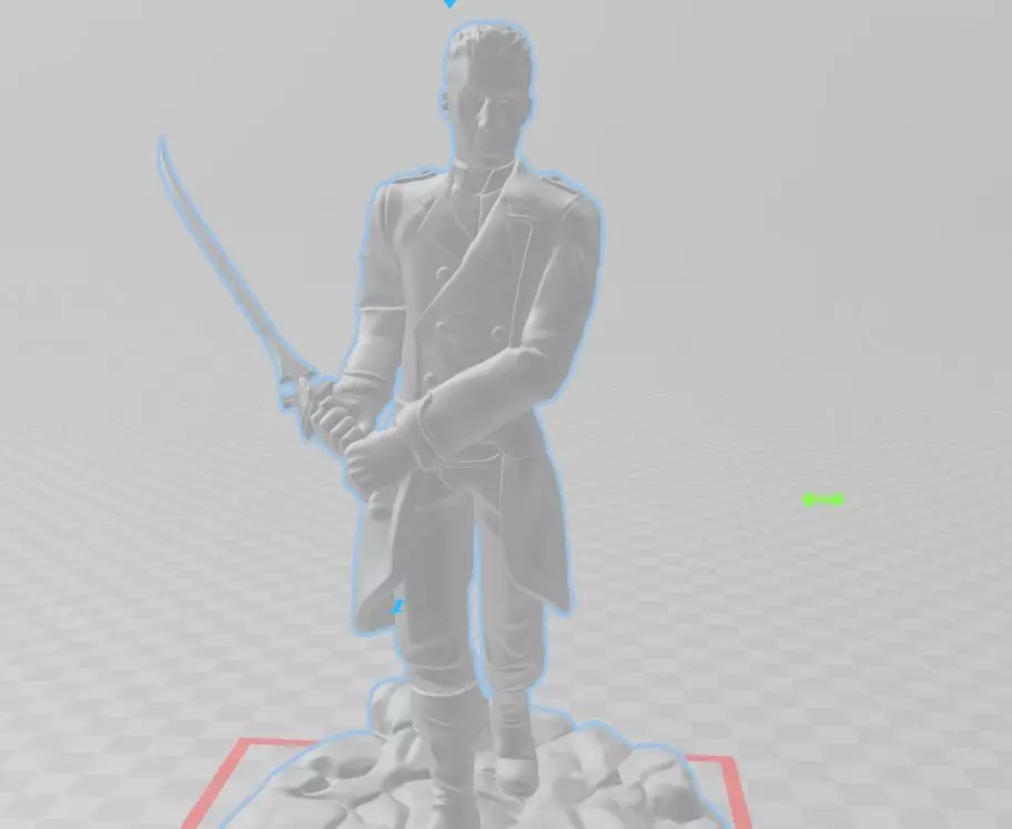 Sunlit man Stormlight Archive inspired figure 3D print model_0