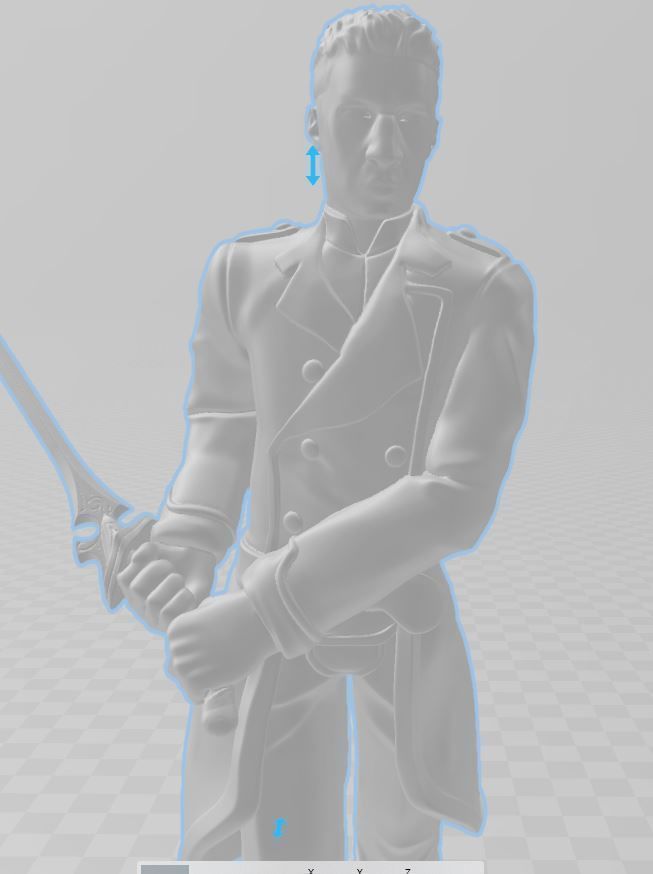 Sunlit man Stormlight Archive inspired figure 3D print model_1