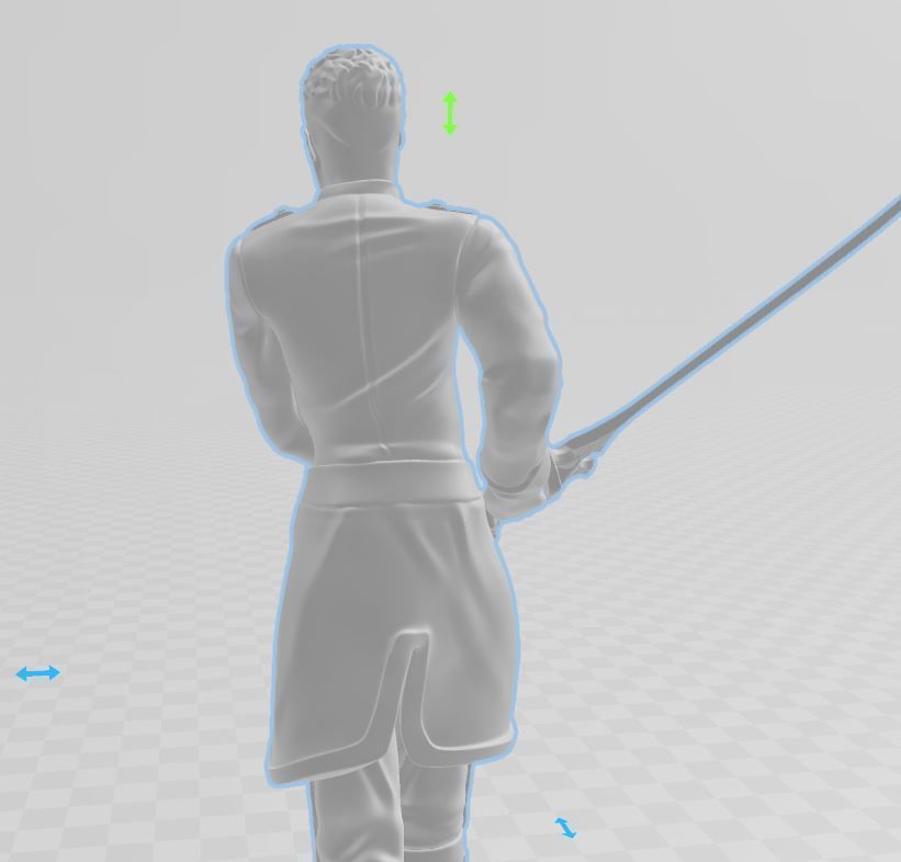 Sunlit man Stormlight Archive inspired figure 3D print model_3