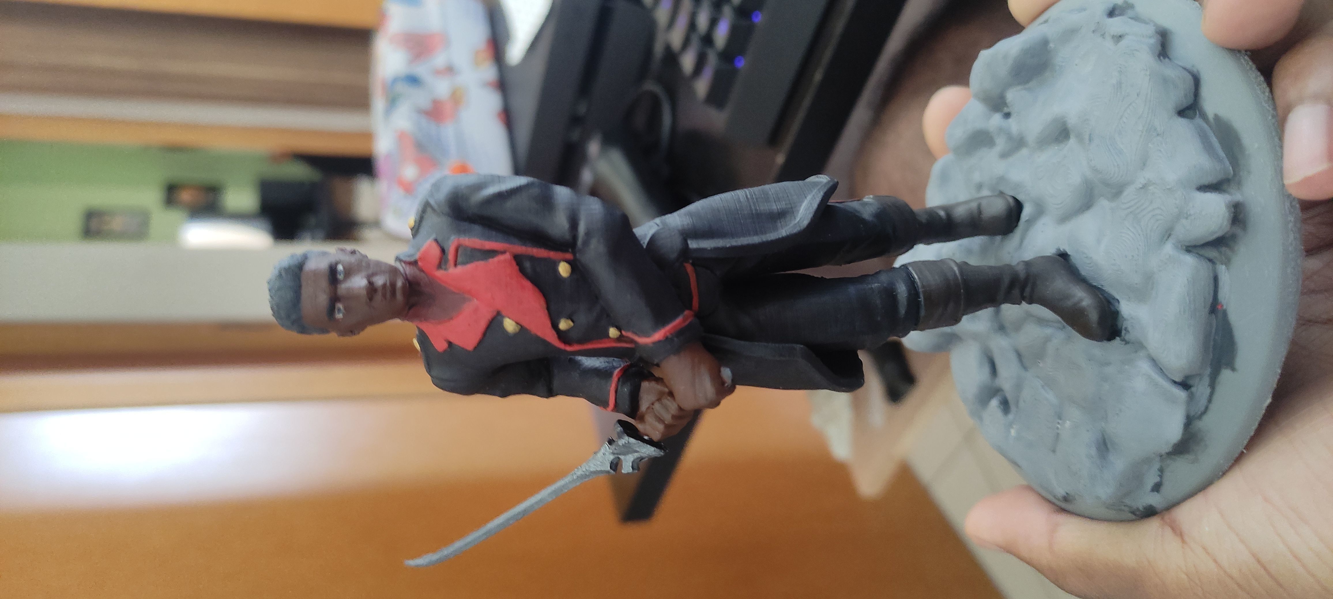 Sunlit man Stormlight Archive inspired figure 3D print model_4