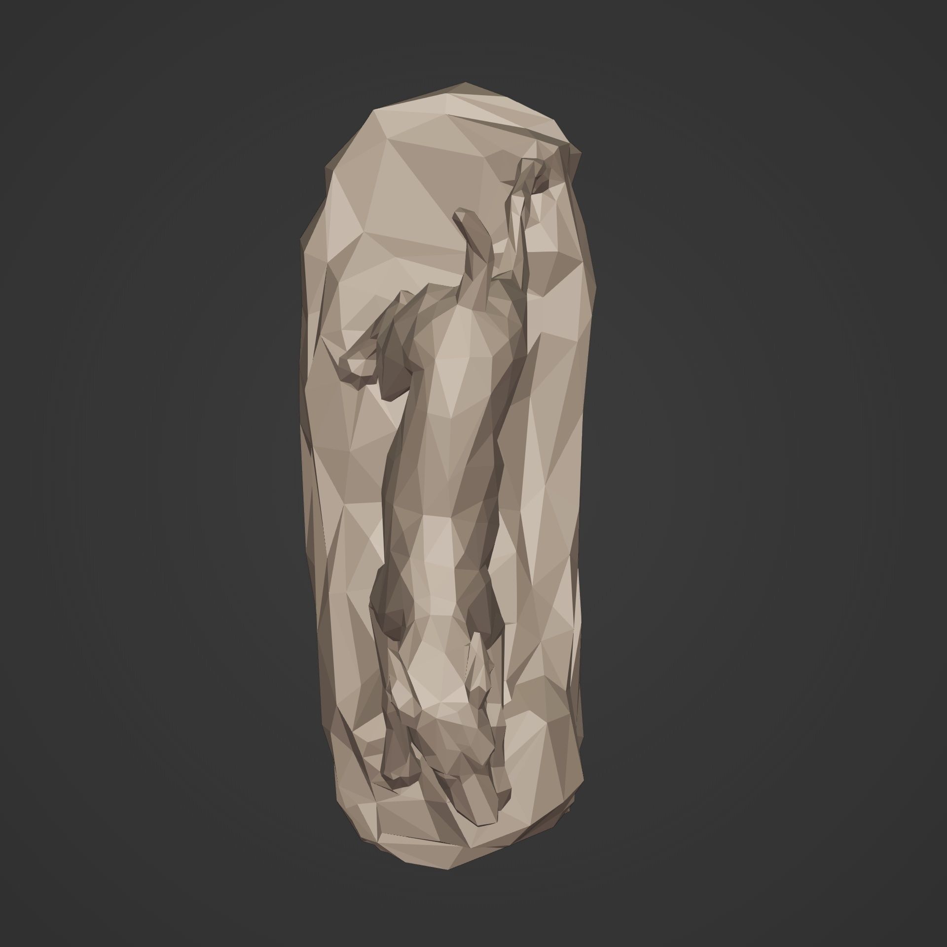 Dog Statue - 3D Print Ready 3D print model_15