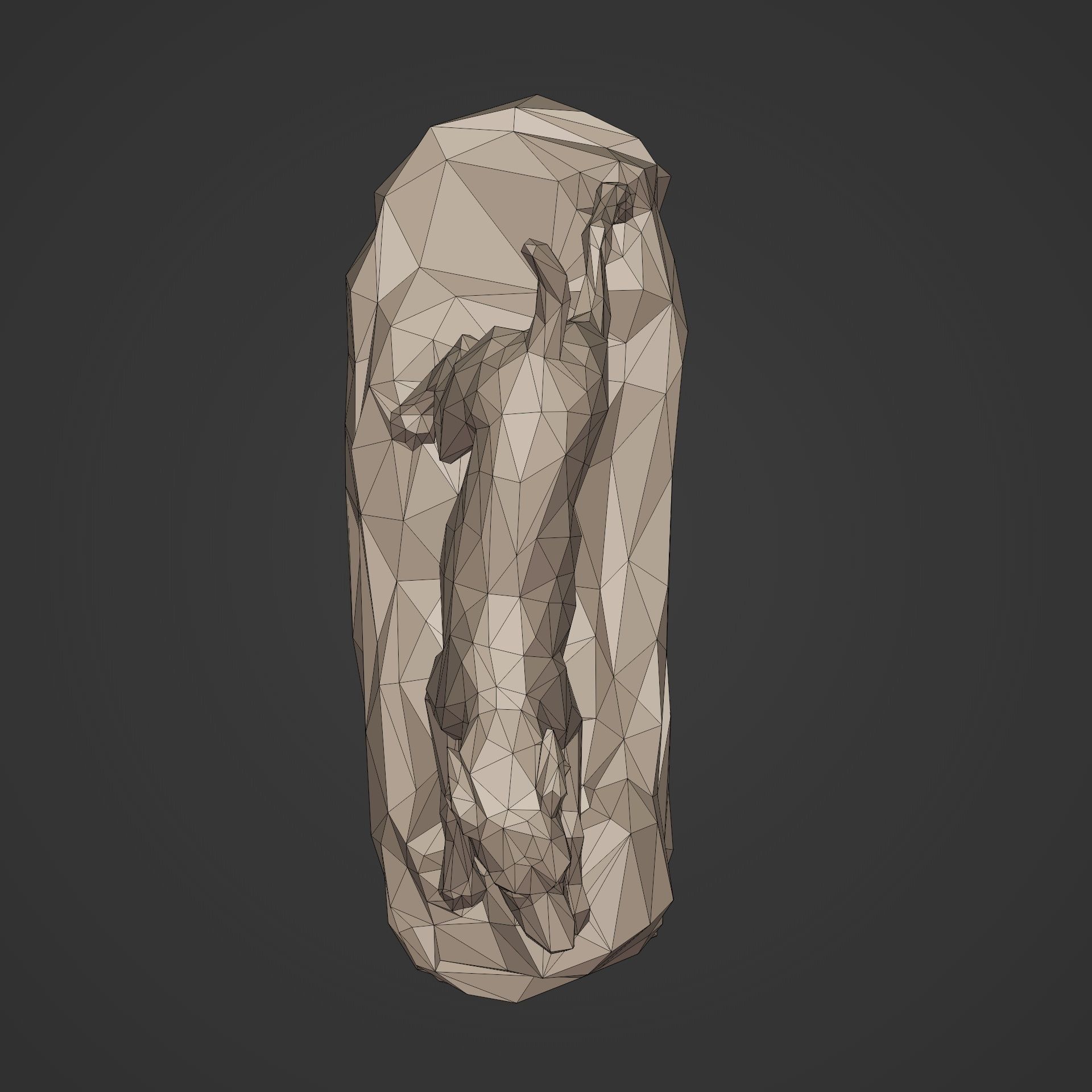 Dog Statue - 3D Print Ready 3D print model_16