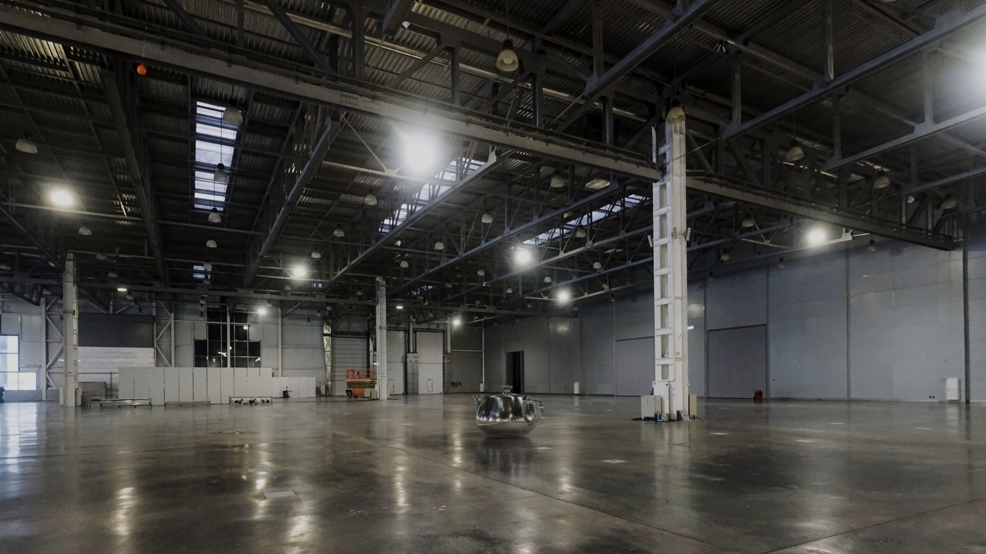 HDRI Exhibition Hall  3D model_2