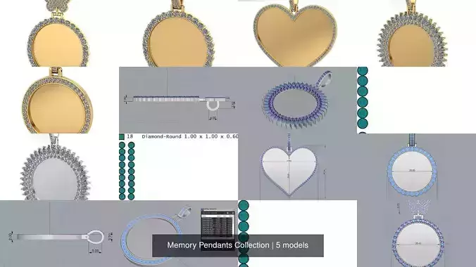 Memory Pendants Collection 