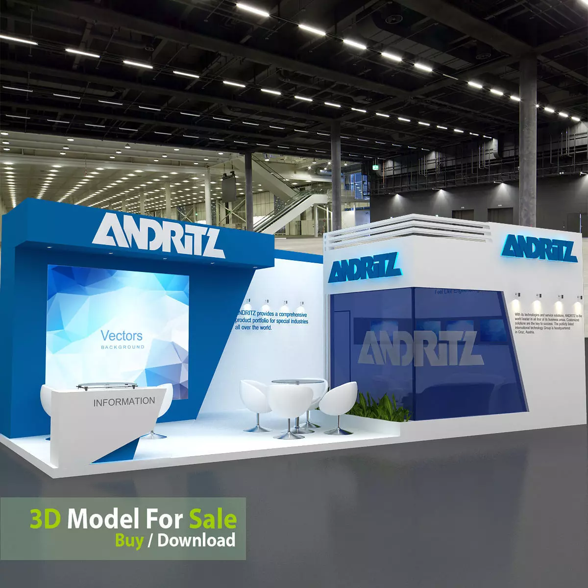 exhibition 3d 3D model_12