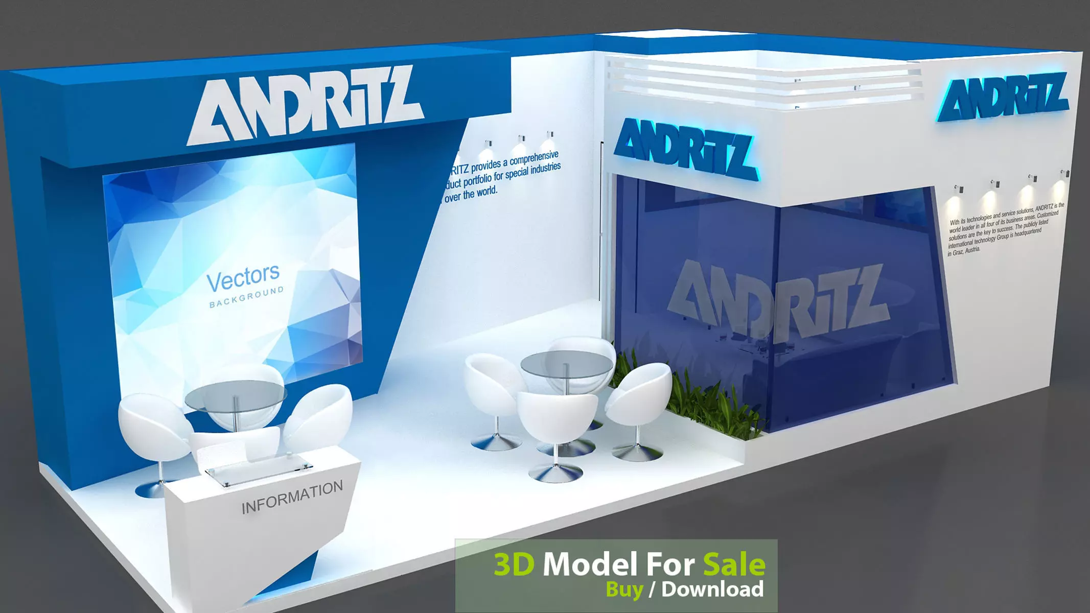 exhibition 3d 3D model_4