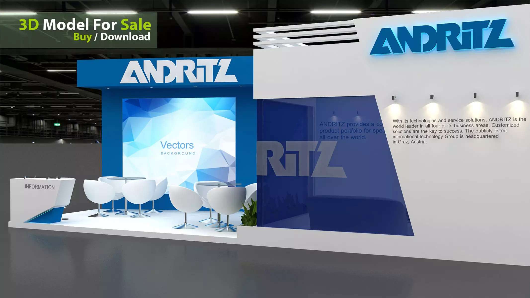 exhibition 3d 3D model_3