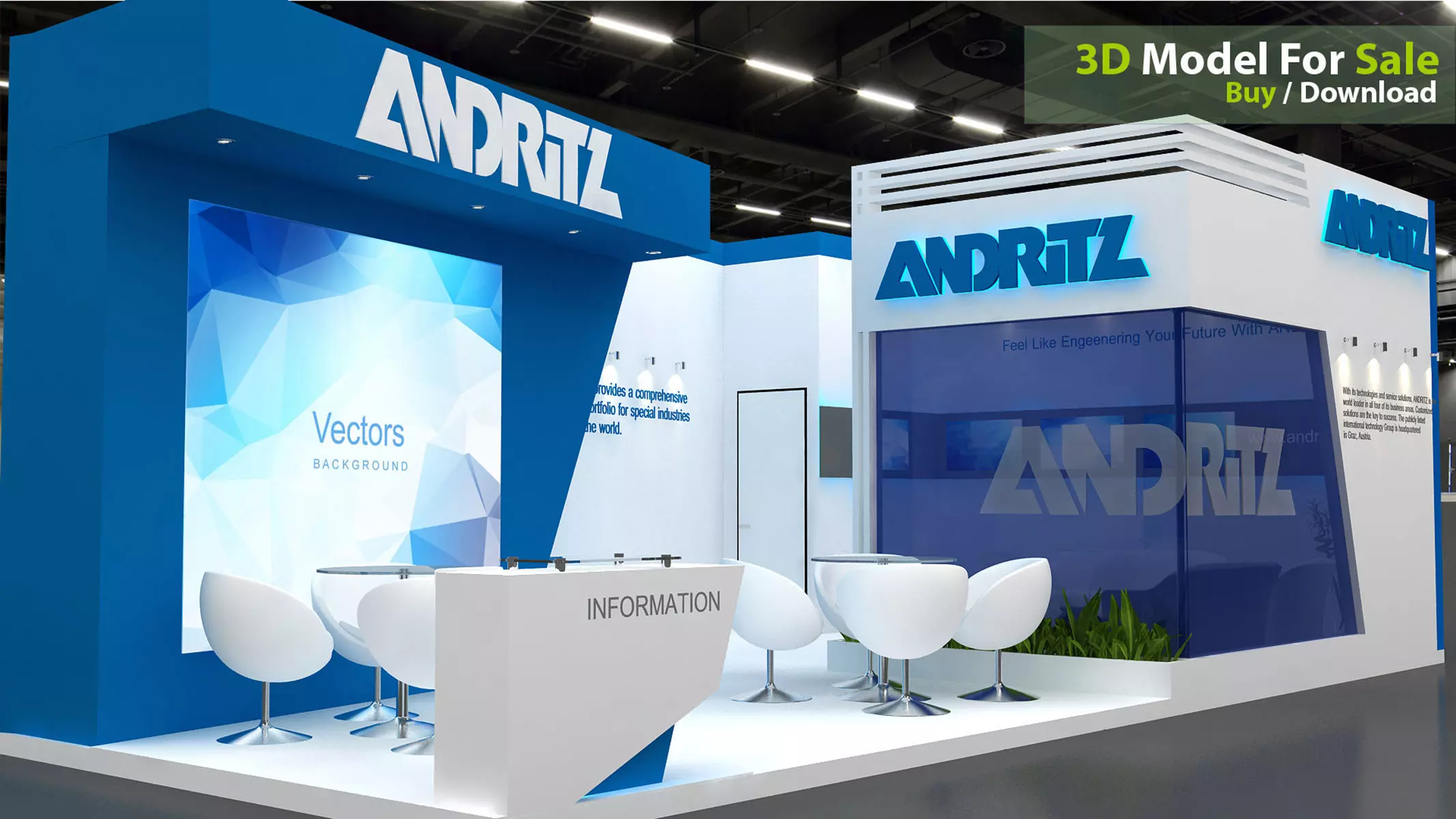 exhibition 3d 3D model_1