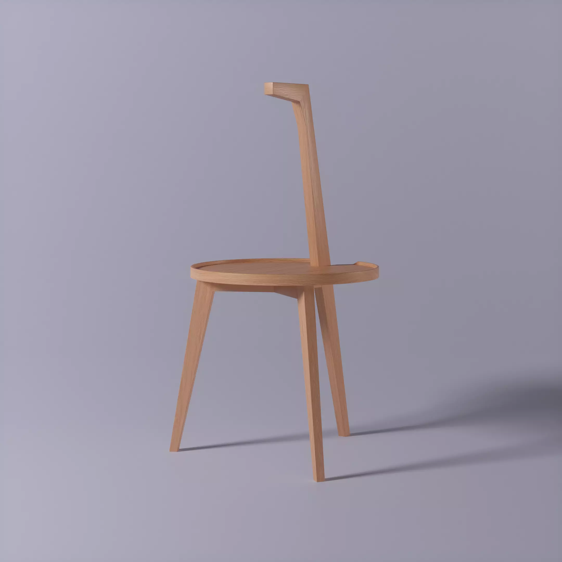 CoffeeTable  Cicognino Table Untextured 3D Model 3D model_0