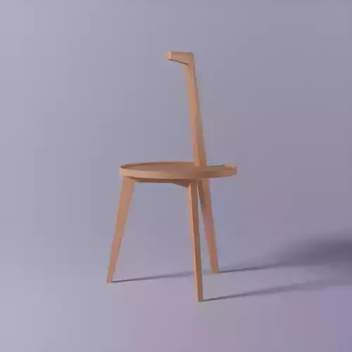 CoffeeTable  Cicognino Table Untextured 3D Model