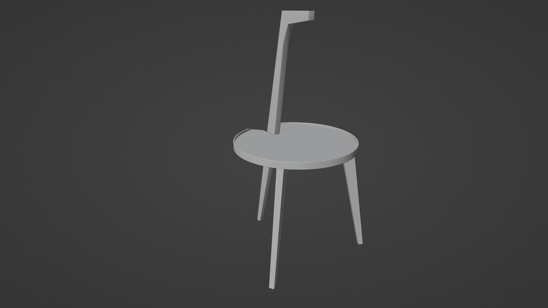 CoffeeTable  Cicognino Table Untextured 3D Model 3D model_4