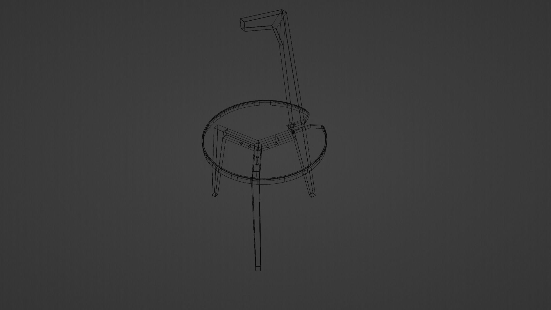 CoffeeTable  Cicognino Table Untextured 3D Model 3D model_5