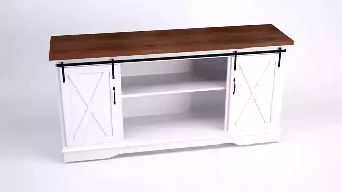 TV Stand Barn Doors