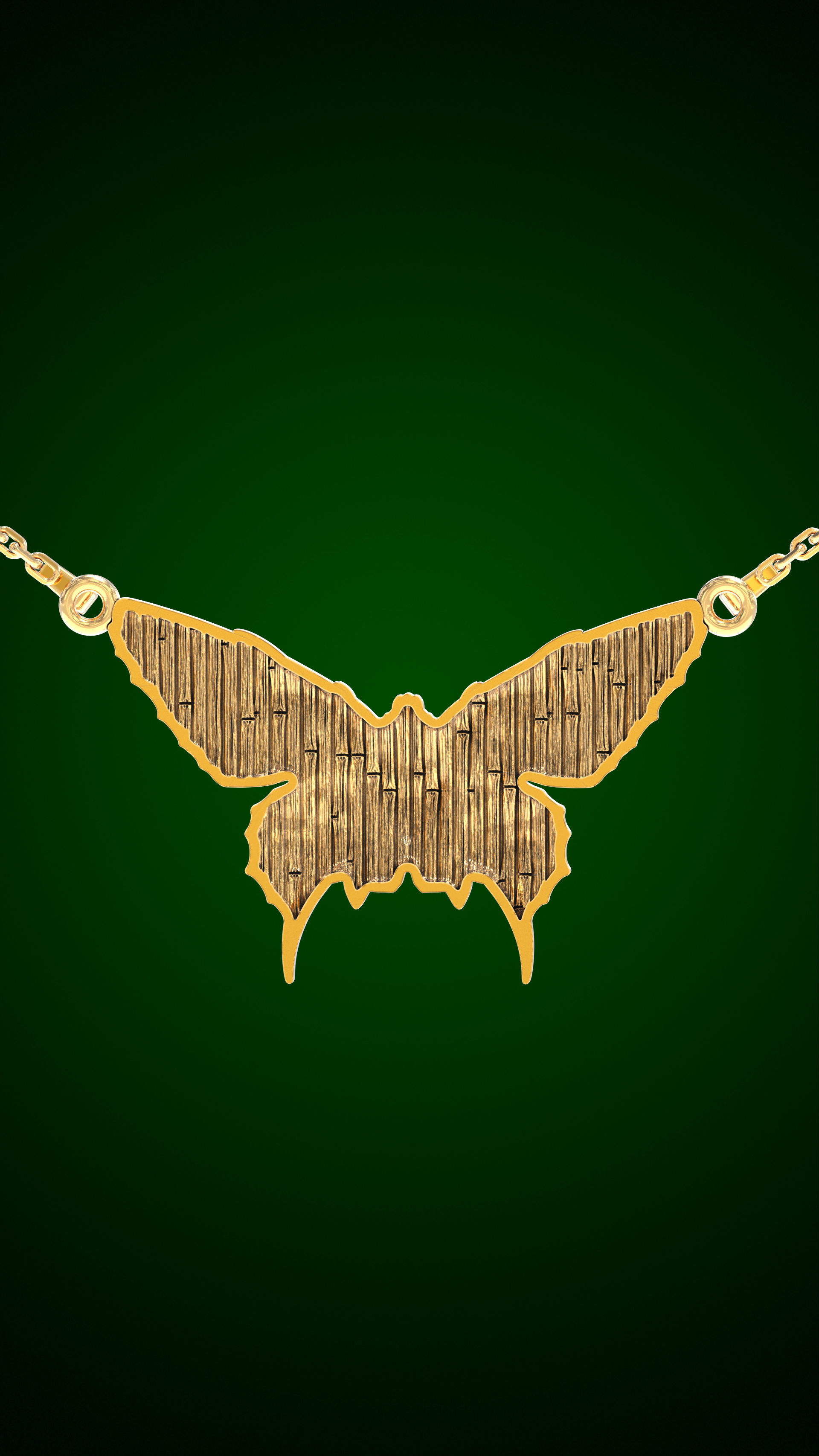 Pendant Butterfly Tiger 3D print model_11