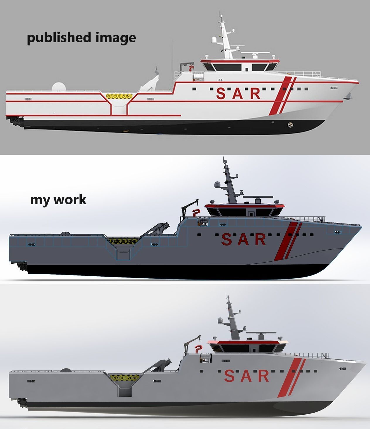 SAR ship 3D model_1