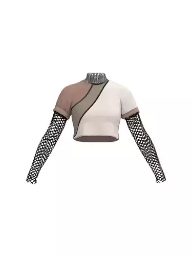  Female mesh log sleeve 3D model