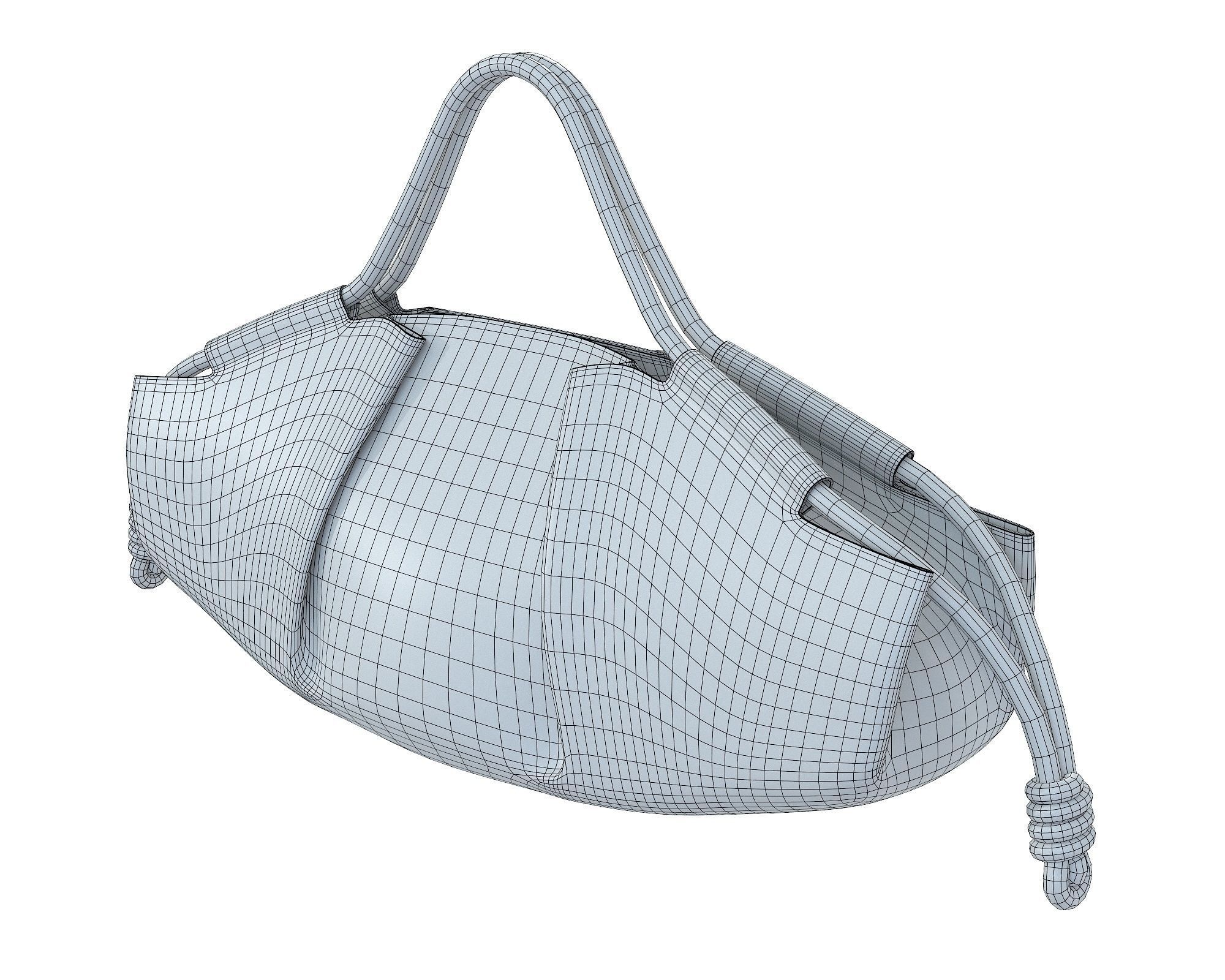 Loewe Paseo Bag Low-poly 3D model_17