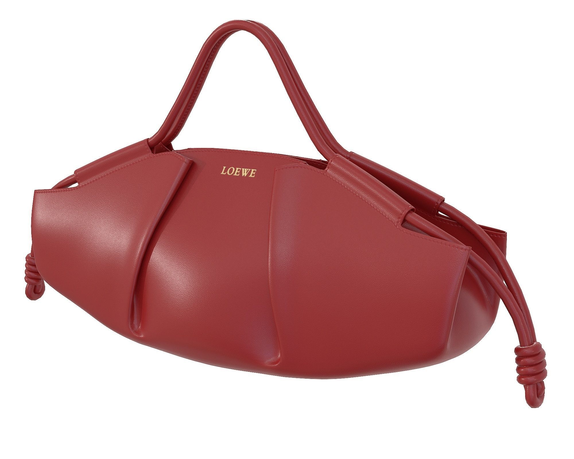 Loewe Paseo Bag Low-poly 3D model_5