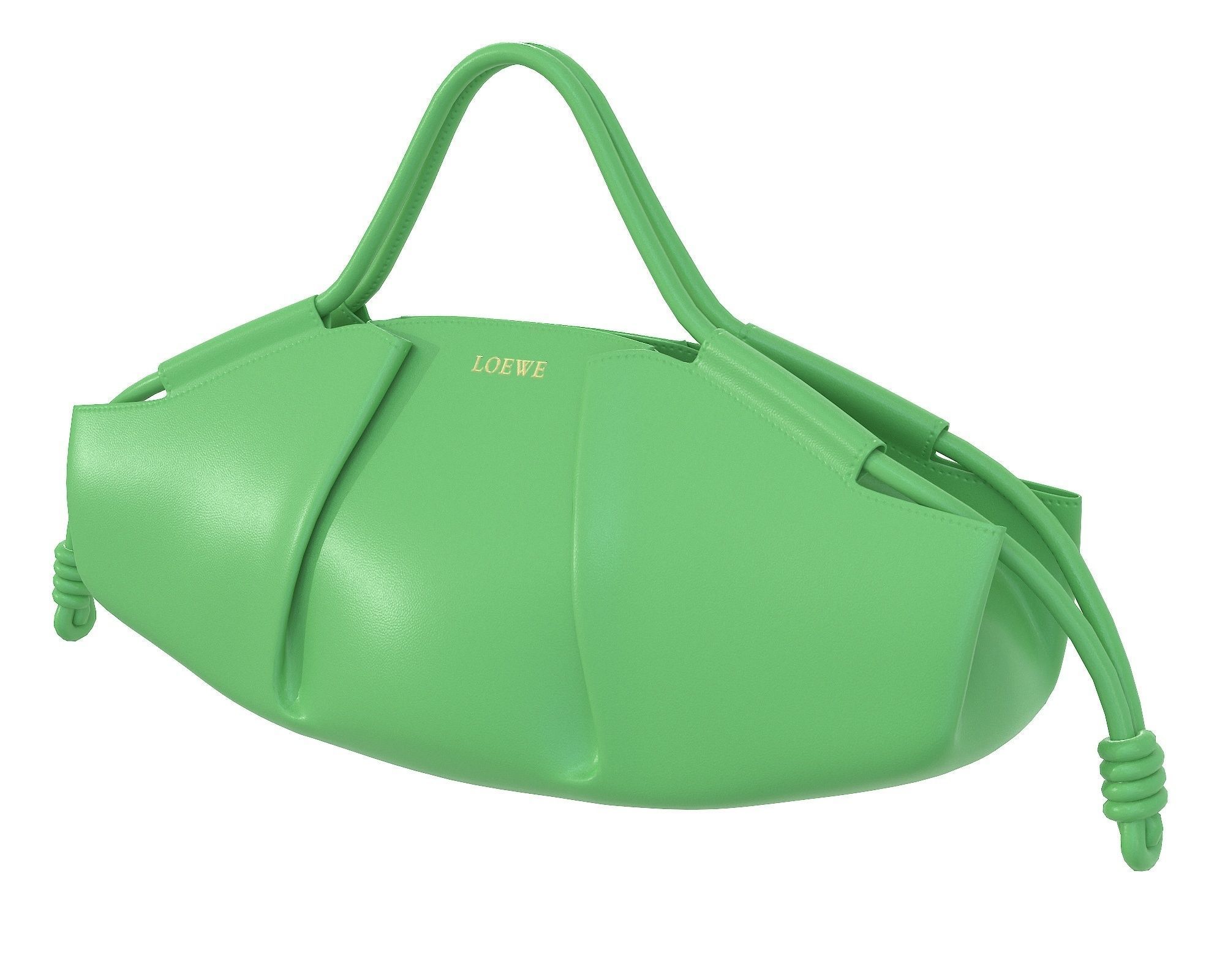 Loewe Paseo Bag Low-poly 3D model_3