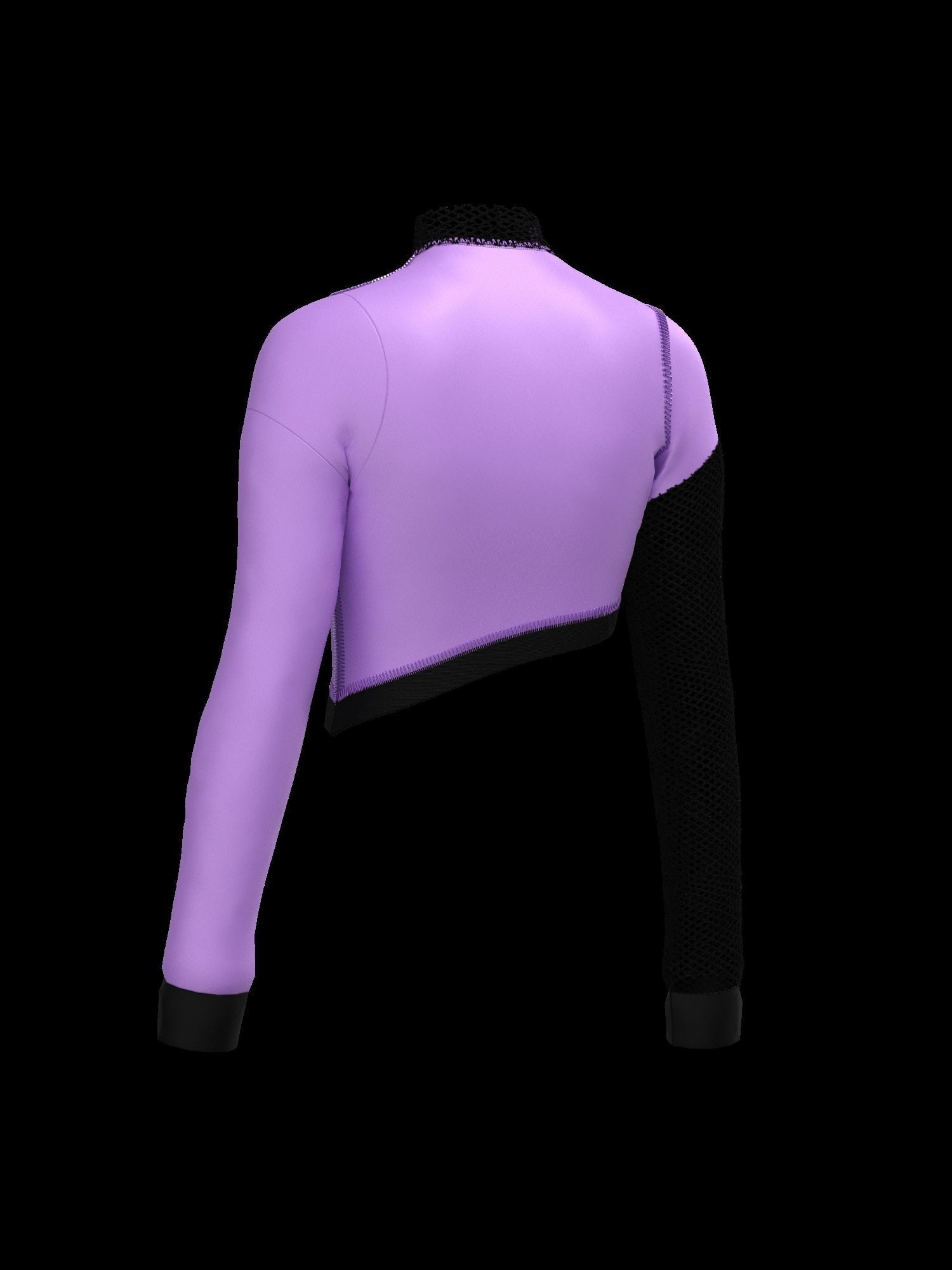  Female mesh log sleeve 3D model_15