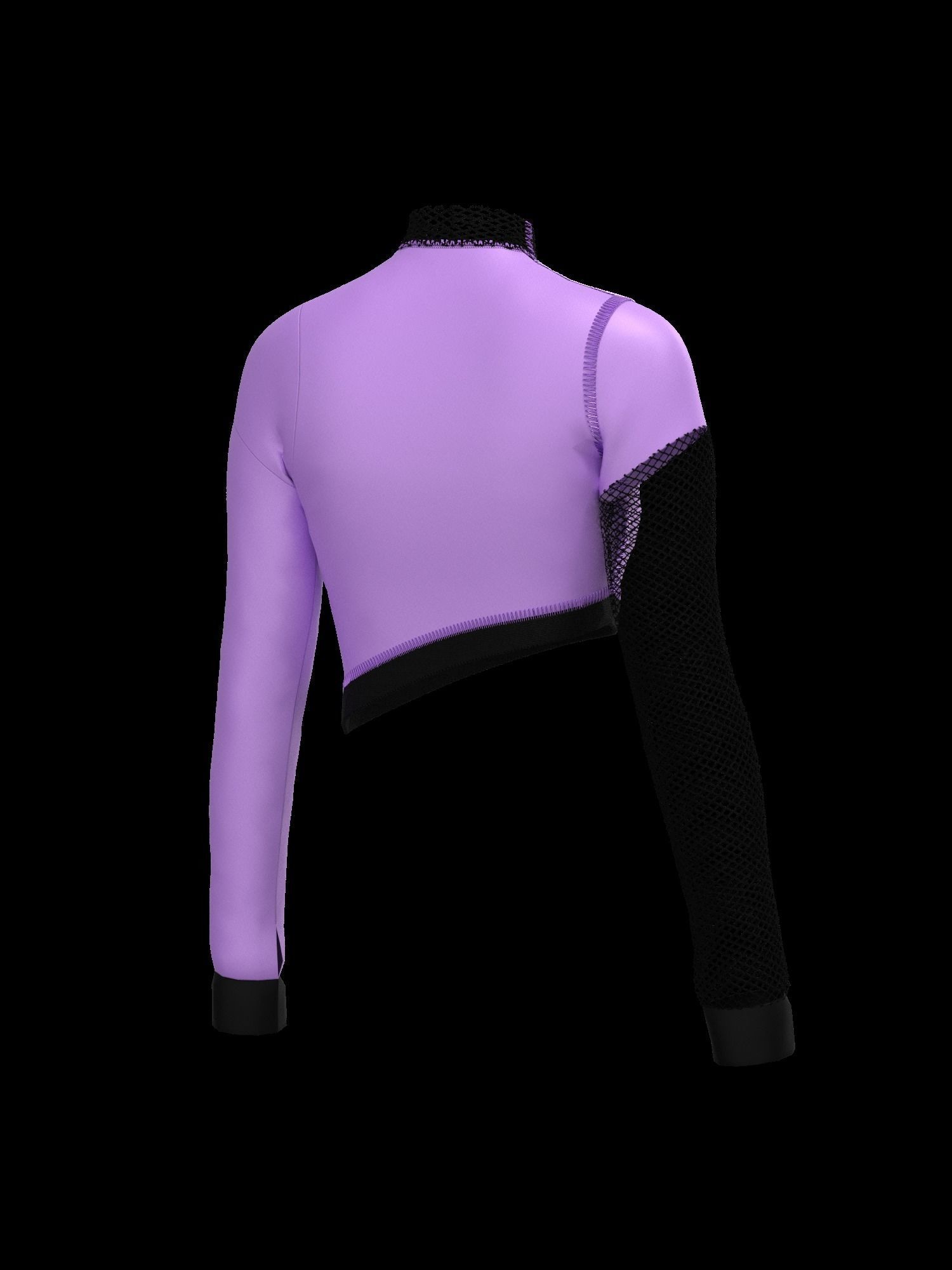  Female mesh log sleeve 3D model_13