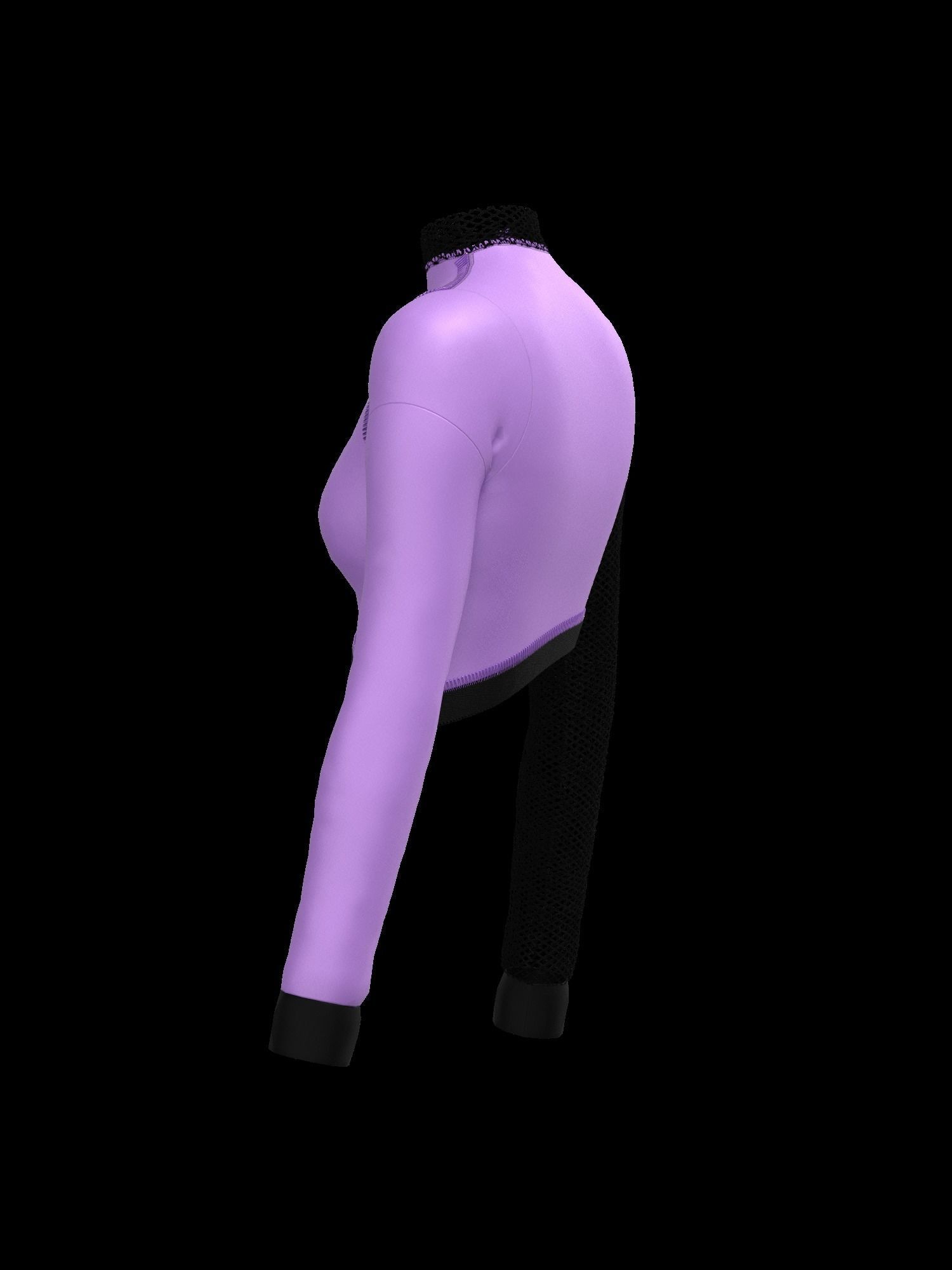  Female mesh log sleeve 3D model_3