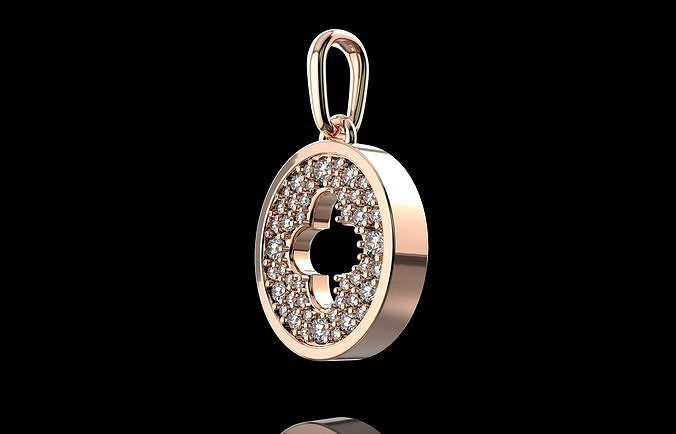 Number 13 Pendant 3D print model